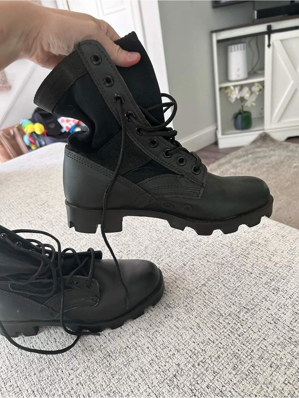 Rothco Black Tactical Lace-Up Combat Boots
